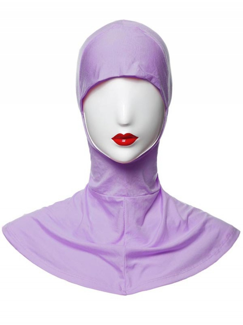 Lavender Modal Structured Scarf Underscarf 