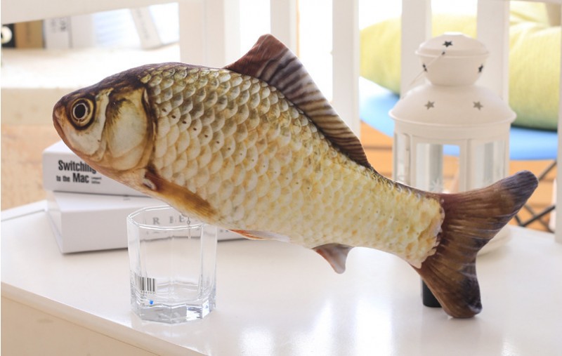 Grass Carp 30cm With Zipper Cat Fish Toy