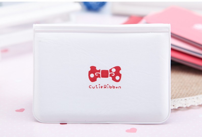 White Cute Card Holder