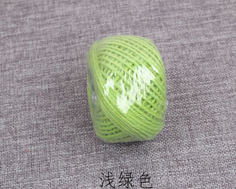 Light Green 2mm 50 Meters Hemp String