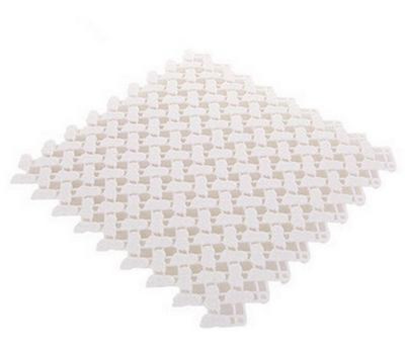 Feet White 25 * 25 Massage Non Slip Foot Mat