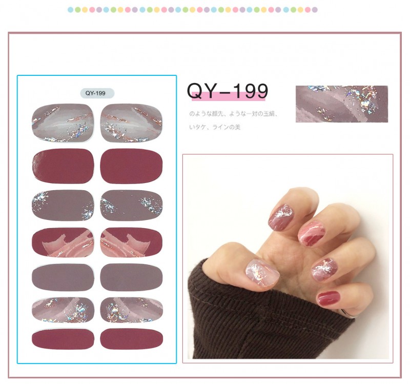 Type Qy 199 Nail Stickers