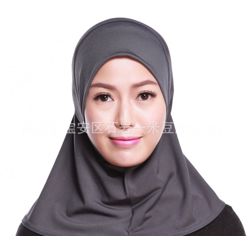 gray 43cm Mini One piece Base Ready Scarf 