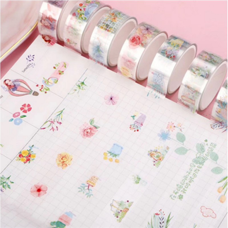 Pet Flower Pet Washi Tape