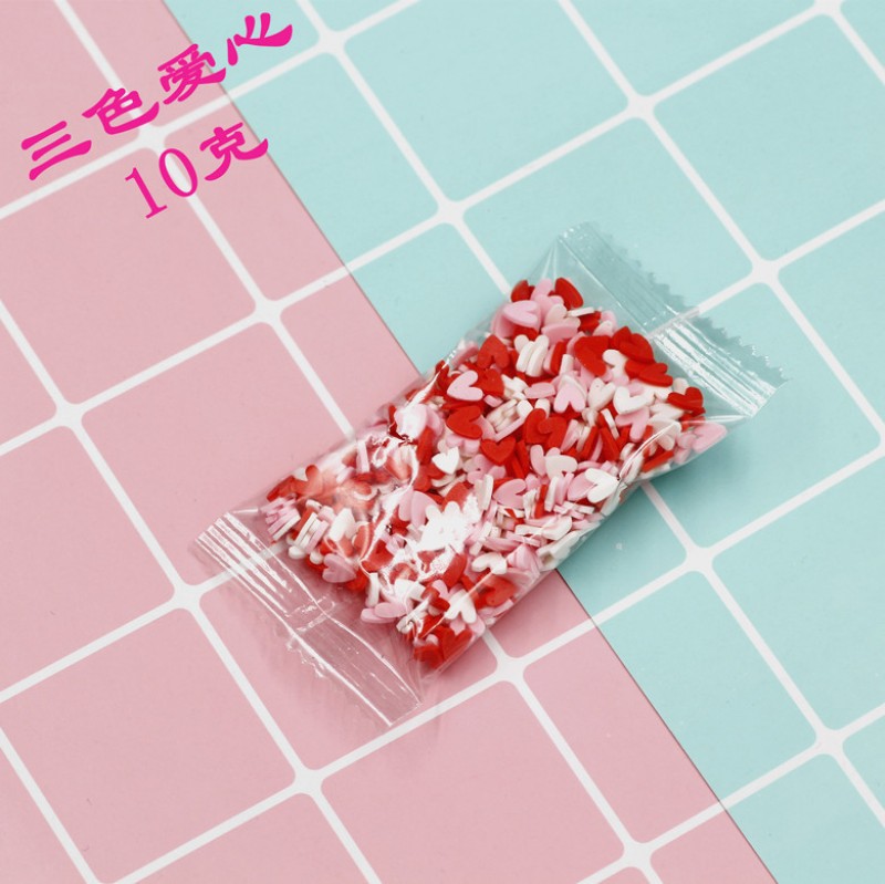 05# Tri Love10G Artificial Craft Cake Decoration Non-Edible