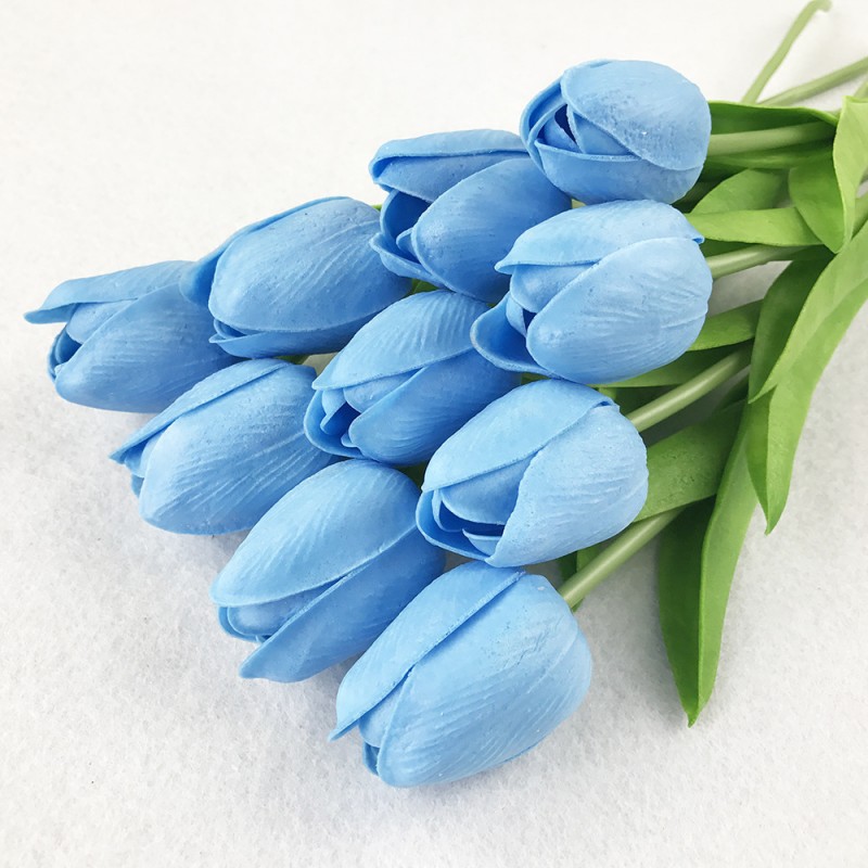 Sky Blue Tulip Tulip Artificial Flowers