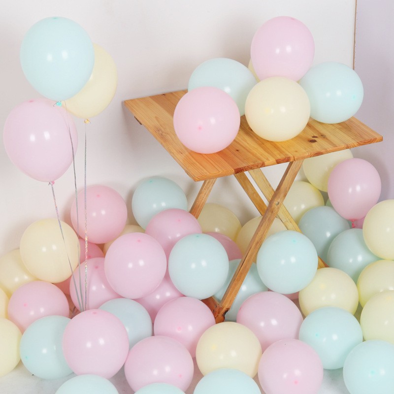 Macaron Pink + Yellow + Nilan Latex Balloon Pack