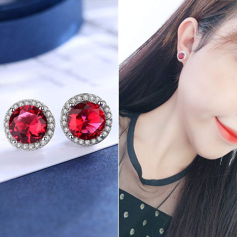 Wh112 Silver Needle Korean Style Earrings
