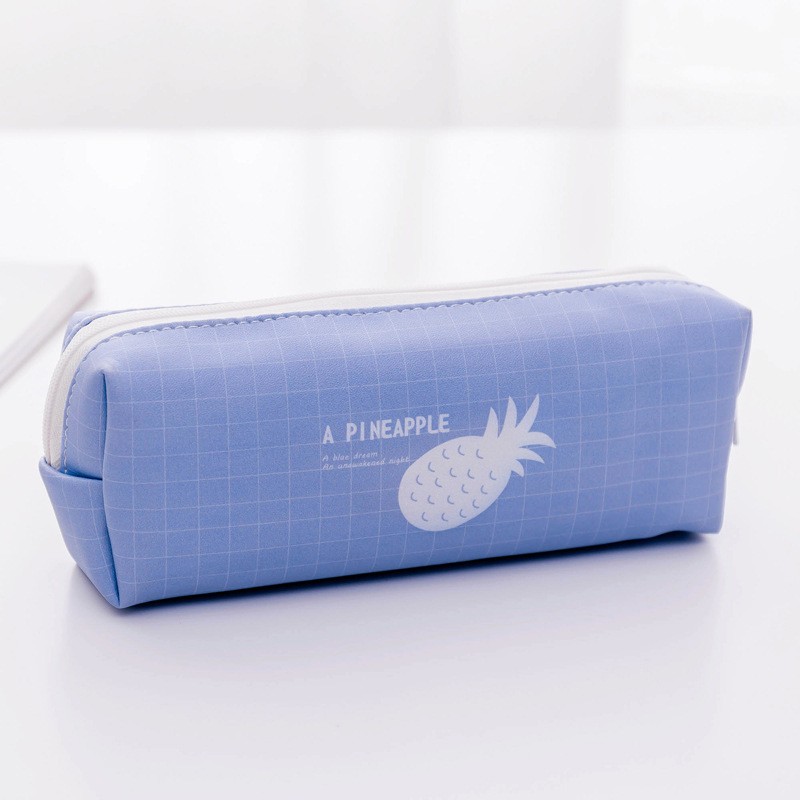 Octagon Blue Pineapple Creative Pencil Case Clearance