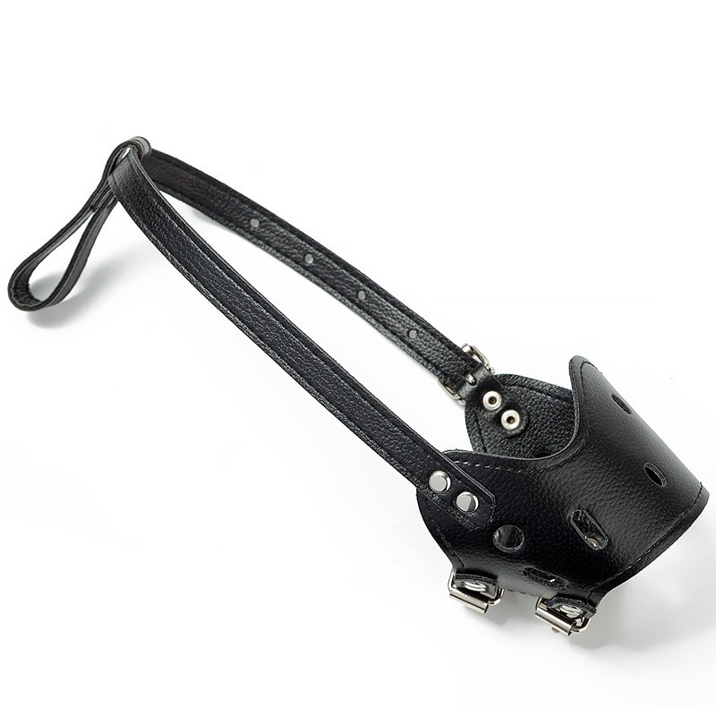 Black S Dog Anti Bite Muzzle