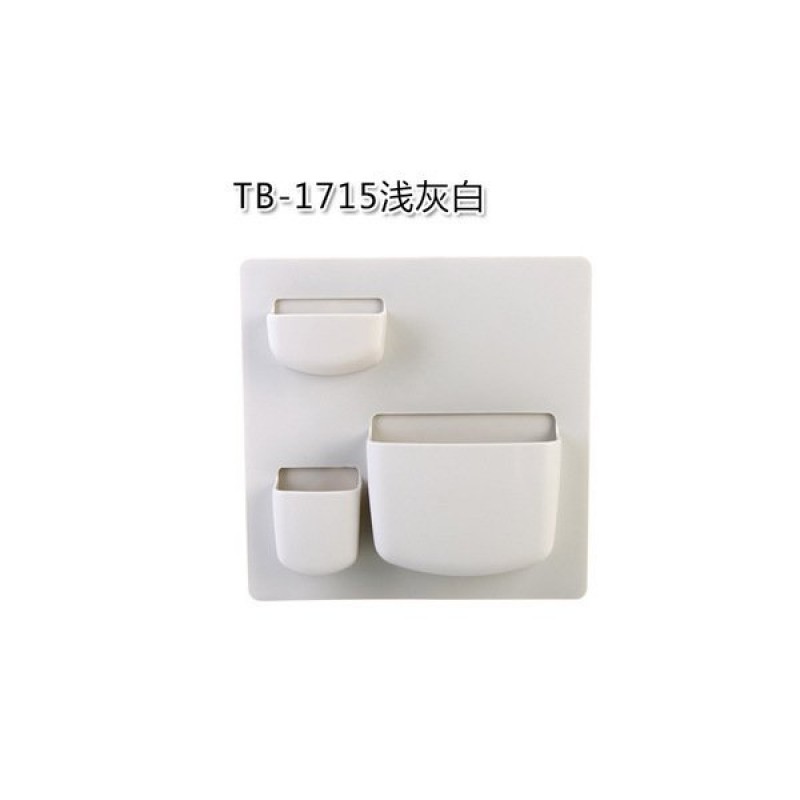 Vertical Light Gray 21.5*21.5cm Bathroom Wall Storage