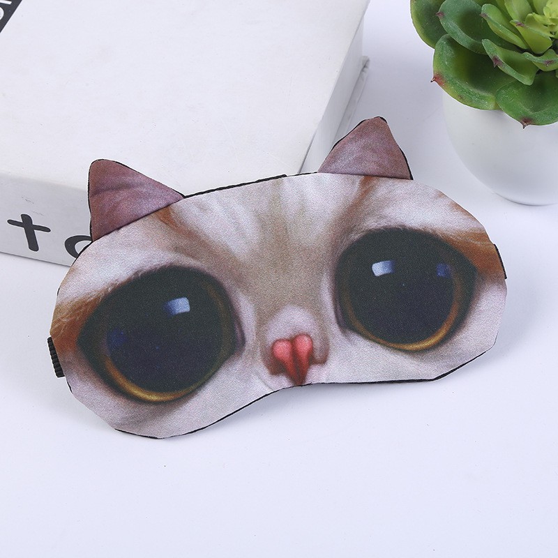 Cute Tongue Cat Cotton Eye Mask