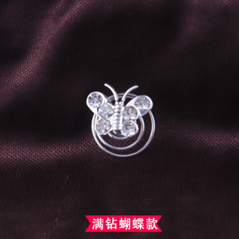 Butterfly Spiral Clip Spiral Hair Pin
