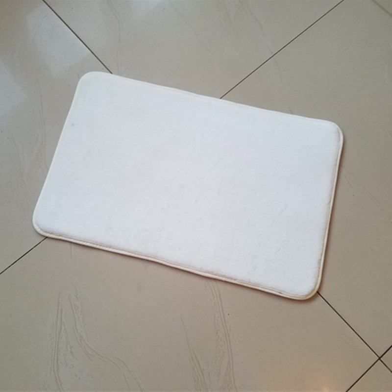Beige 0.8 Sponge 40x60cm Soft Bathroom Mat