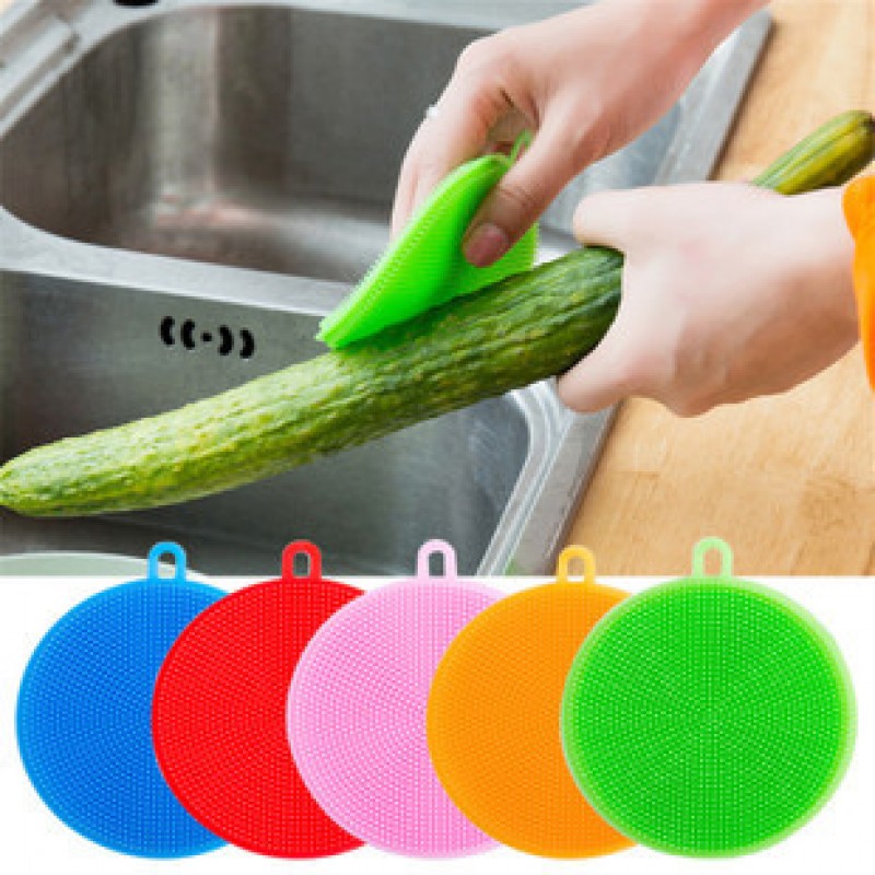 Blue Silicone Hygenic Washing Sponge