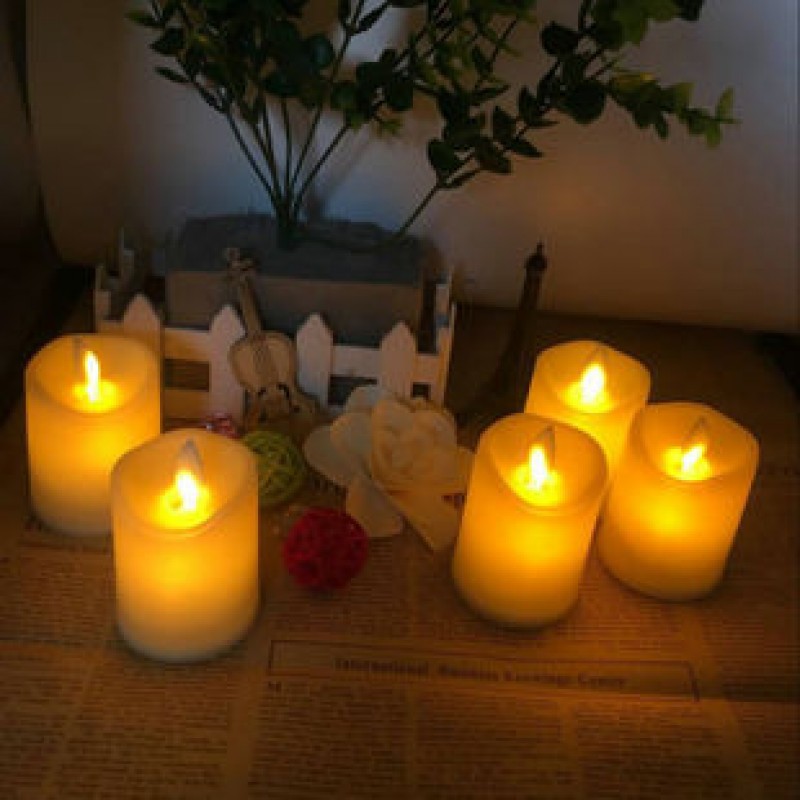 White 5*6 Electric Led Candle