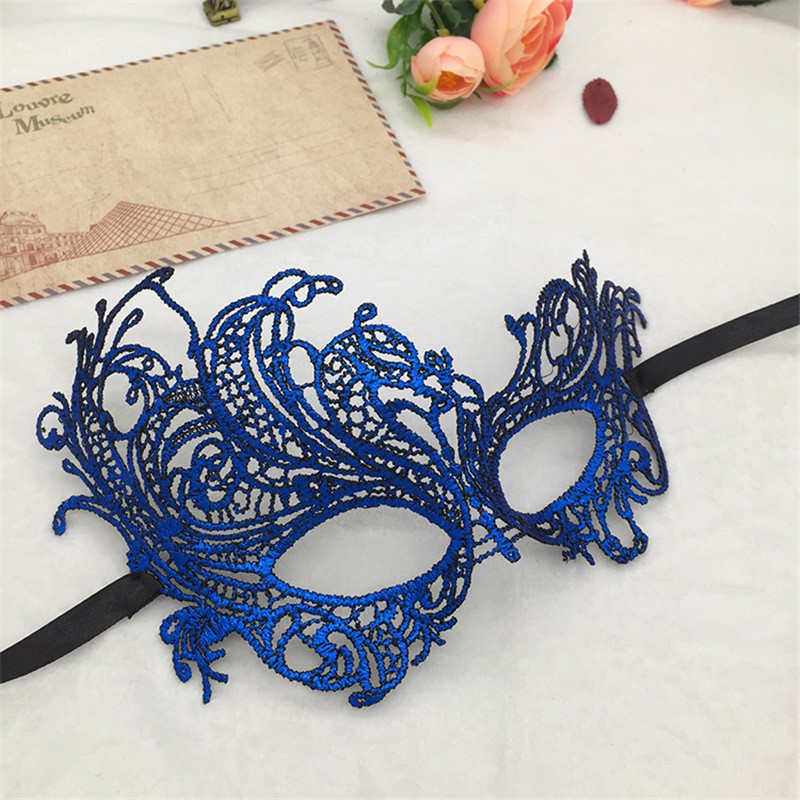 Blue Stereotype - Phoenix Lace Venetian Party Mask