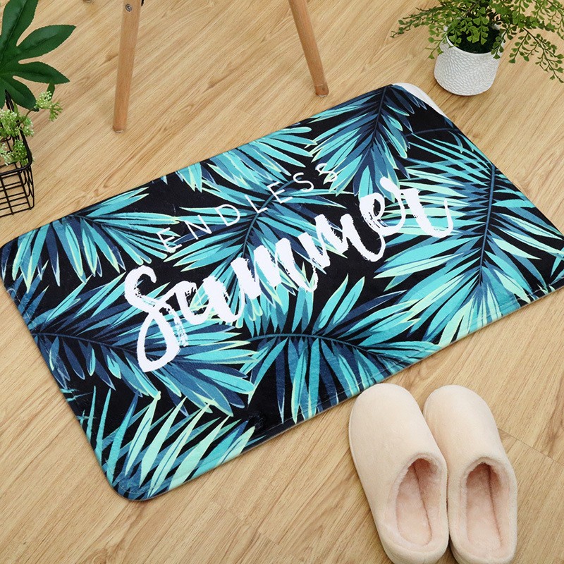 Passionate Summer 40*60cm Thin Section Trendy Bathroom Mat