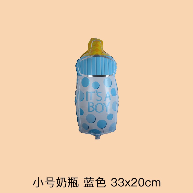 Mini Bottle Blue Foil Balloon