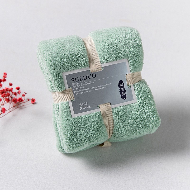 Light Green 36 * 80cm Quick Drying Towel