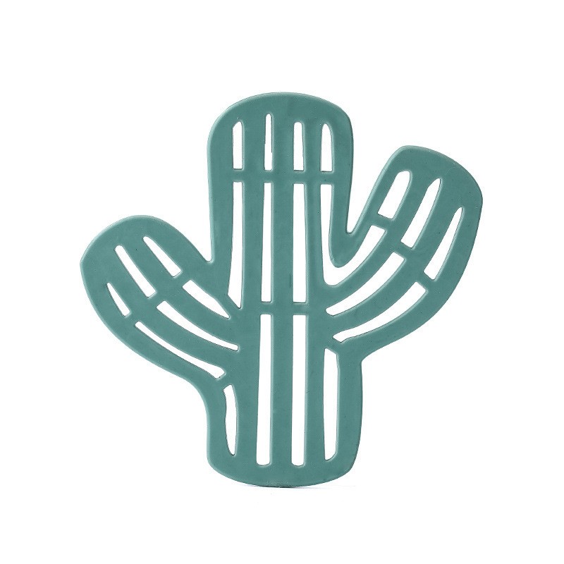 Dark Green Cactus Coaster