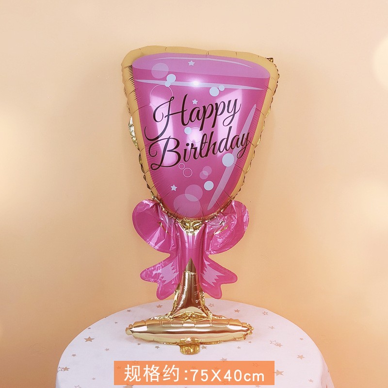 Medium Birthday Glass Foil Balloon