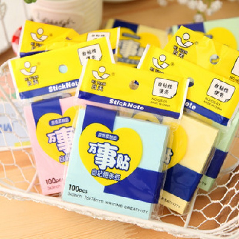 Medium Blue Post It Notes
