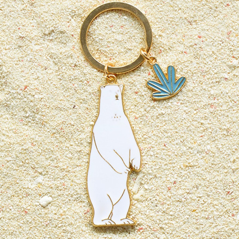 Polar Bear  Keyring Key Chain Clearance