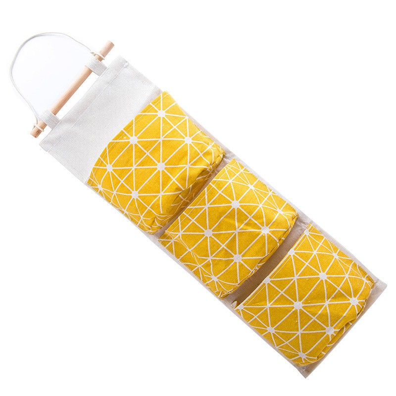 Yellow Hanging Door Storage