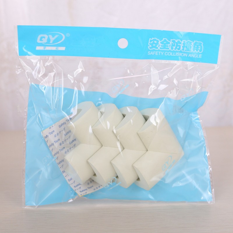 4 Pieces White Baby Proof Corner Cushion
