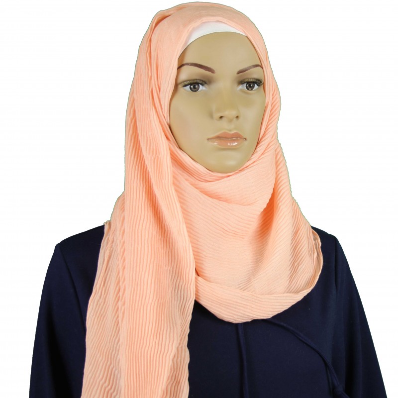 Nude Maxi Crinkle Hijab