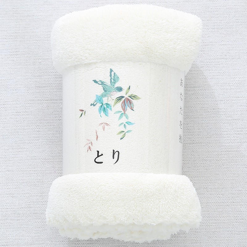 Off White cm 75x35cm Single Towel Aborbent Polyester Nylon Coral Fleece Towel