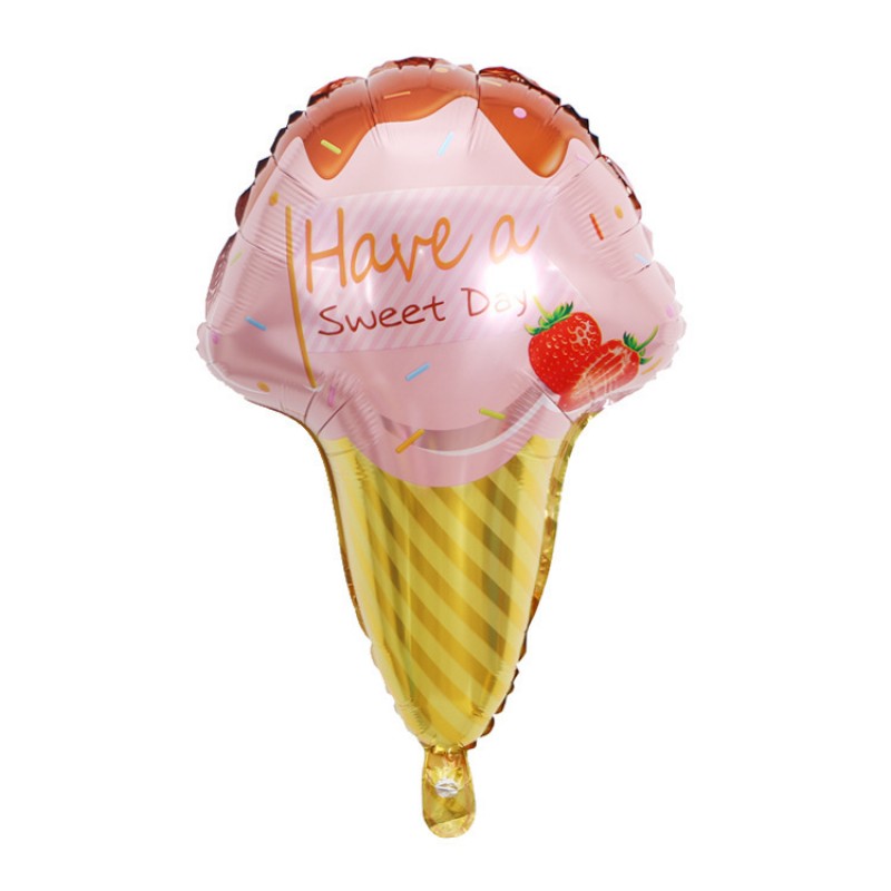 Pink Cone Aluminium Foil Party Decoration Balloons