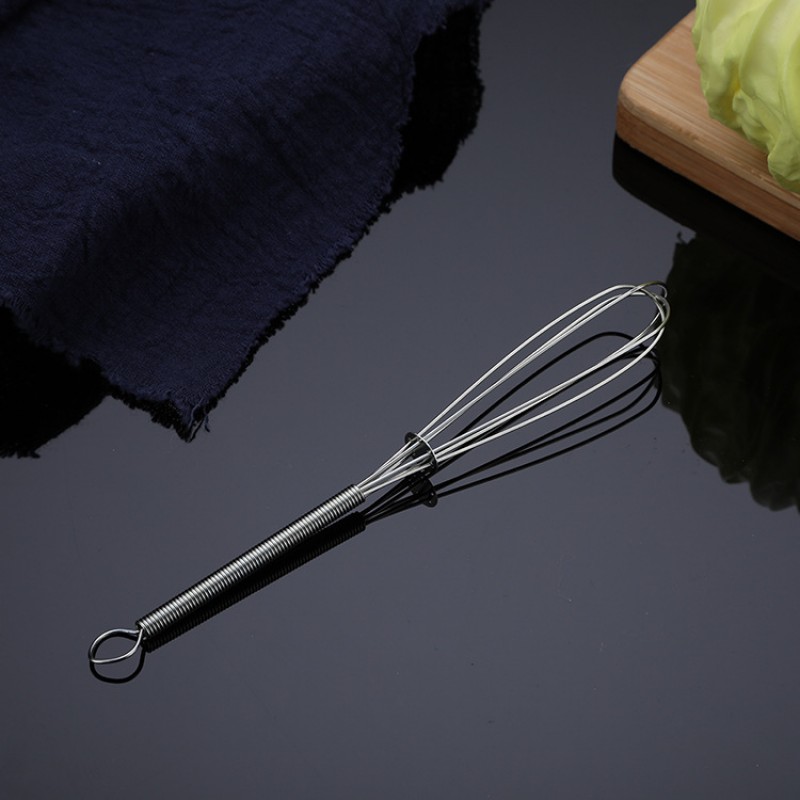 17cm No. 4 Iron Plating Stainless Steel Whisk Beater