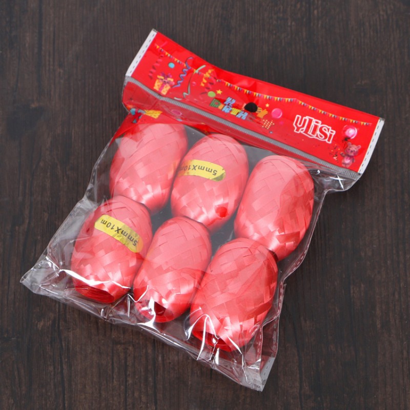 Ordinary Red 6 Rolls Ribbon 10 Metre Rolls