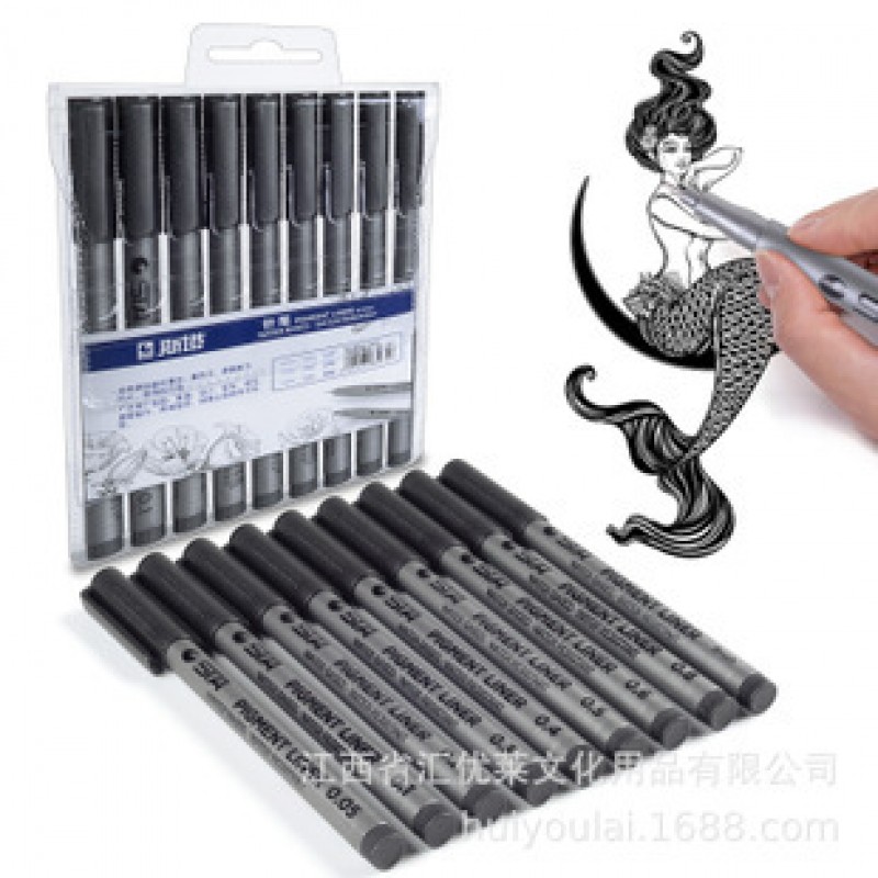Black Pen 0.5mm Sta Sketch Pen