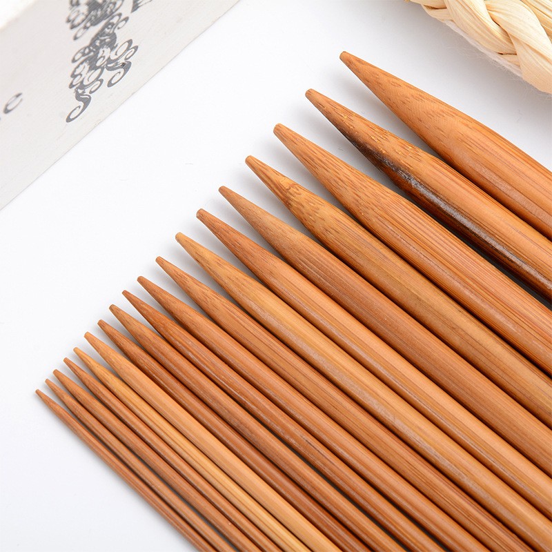 25cm Short Needle 2.75mm One Pair 4 Pieces Bamboo Knitting Needle