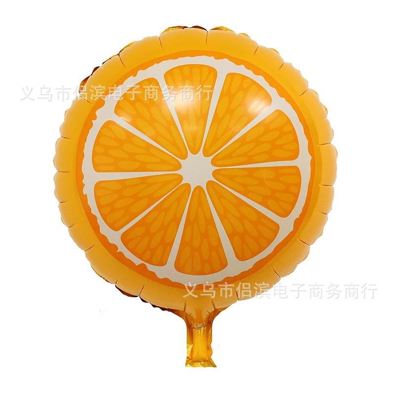 18 Inch Orange Aluminium Foil Balloon