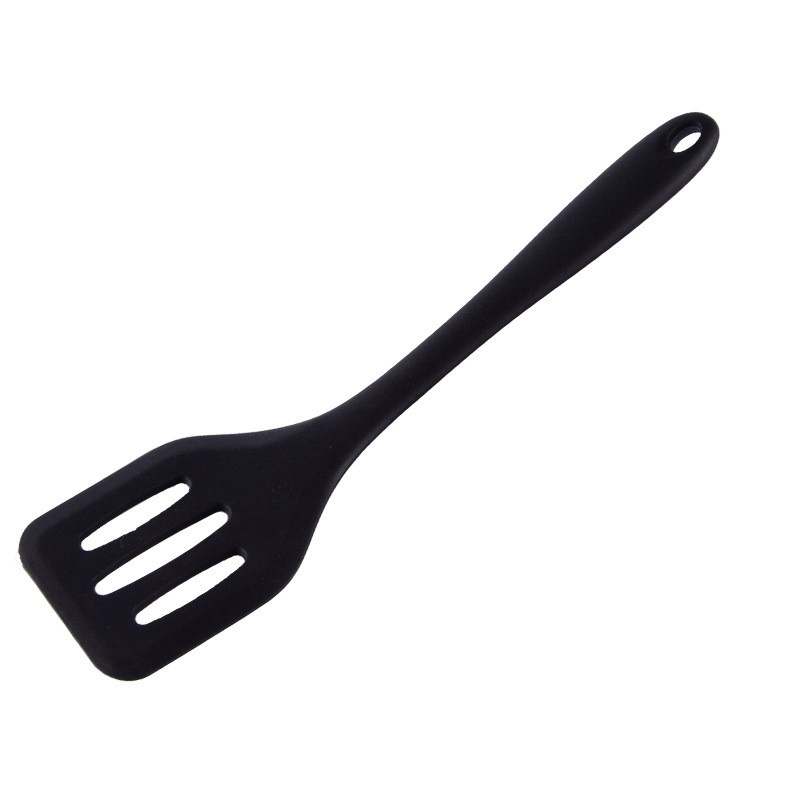 Black Silicone Spatula Kitchen Utensil