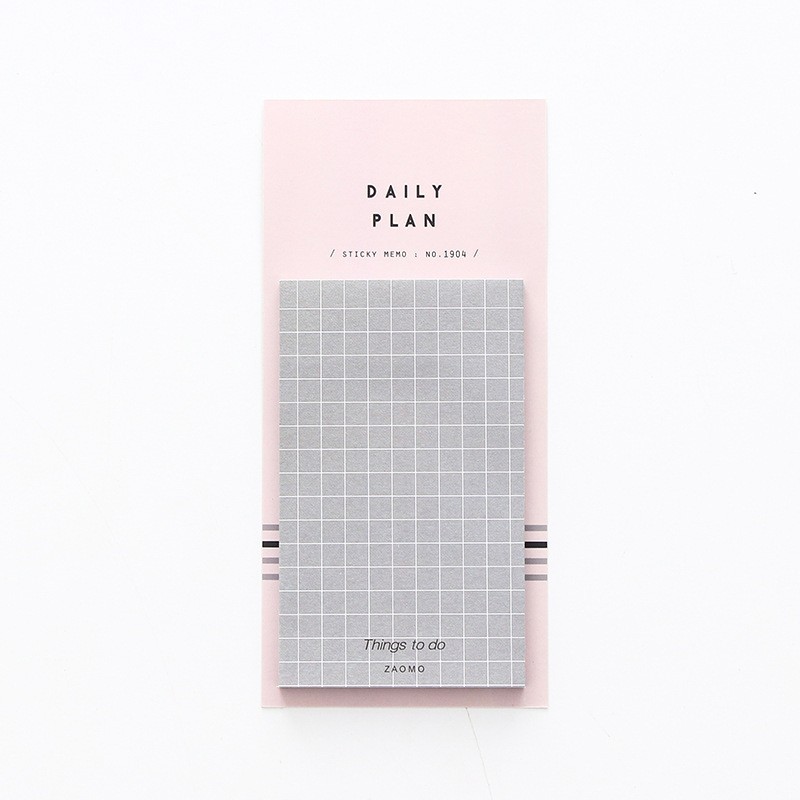 Gray Square Inner Pages 50 List Notepad