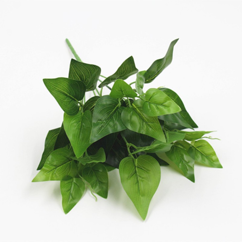 7 Small Heart Leaves Artificial Flower Leaves