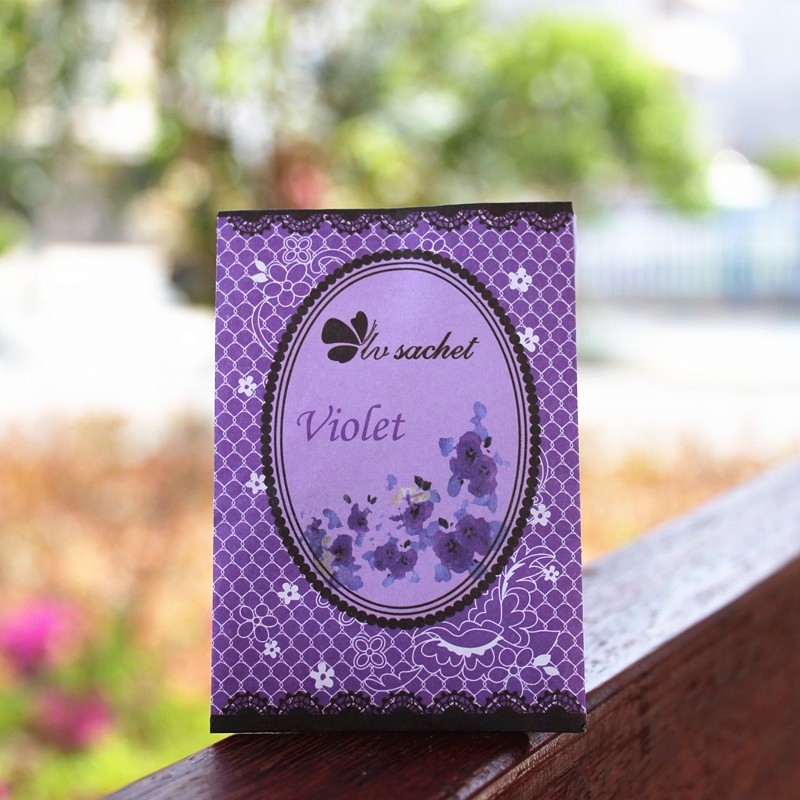 Hand Wrapped Violets Fragrance Satchets