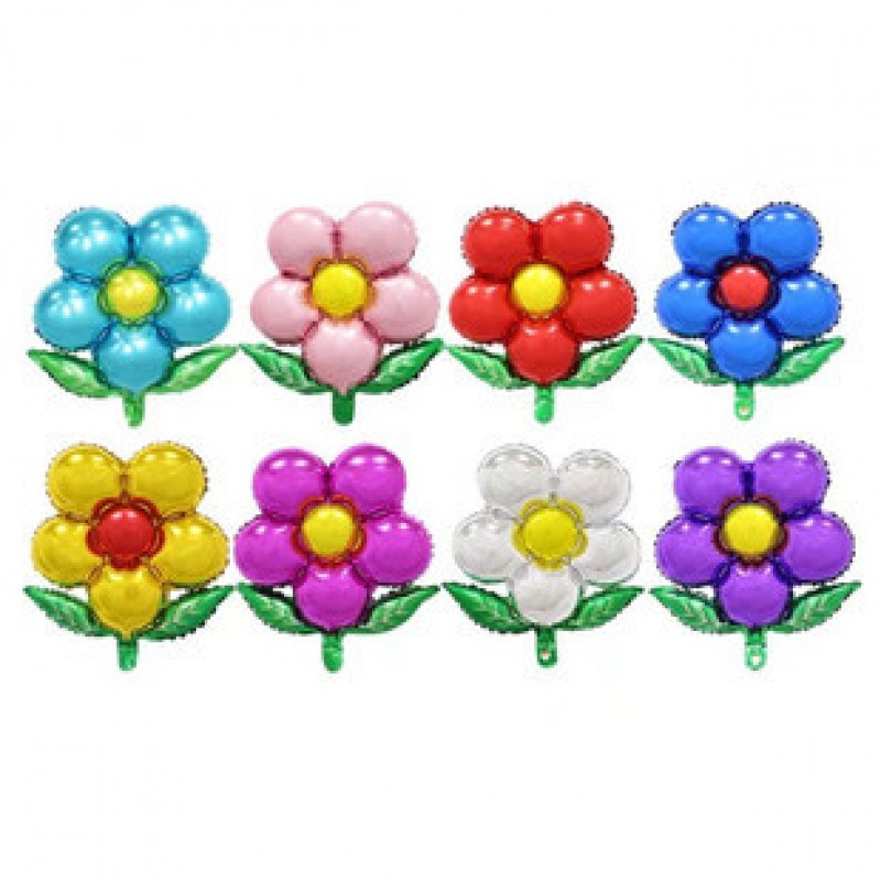 Gold Petal Leaf Aluminium Foil Balloon