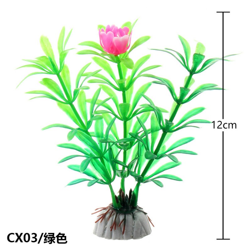 Cx03 Green Aquarium Fish Tank Landscaping Decor