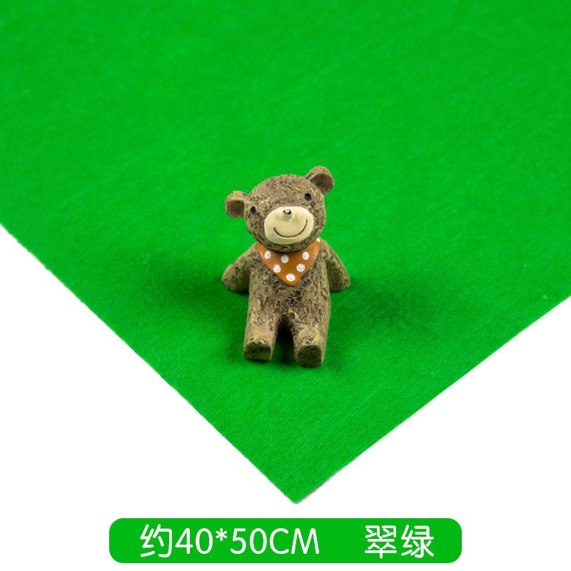 Emerald Green-Single Sheet 40cmx50cm Diy Felt Fabric