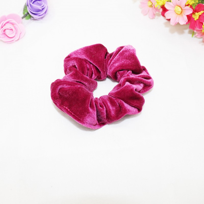 Rose Red Rt-128-W14 Velvet Hair Scrunchie
