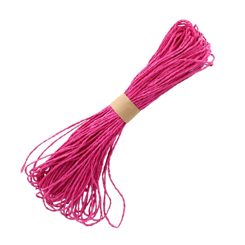Paper String-Rose Red 30M Paper Rope Crafts