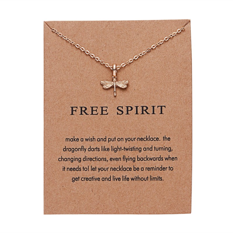 Dragonfly European Necklace Gift