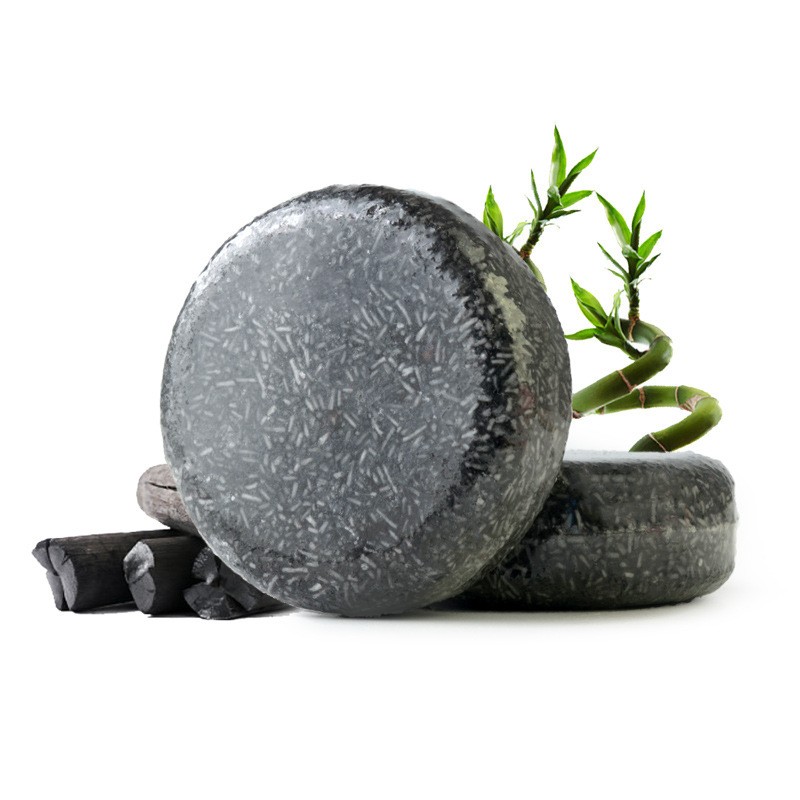 Bamboo Charcoal Soap Essential Oil Shampoo Bar Clearance