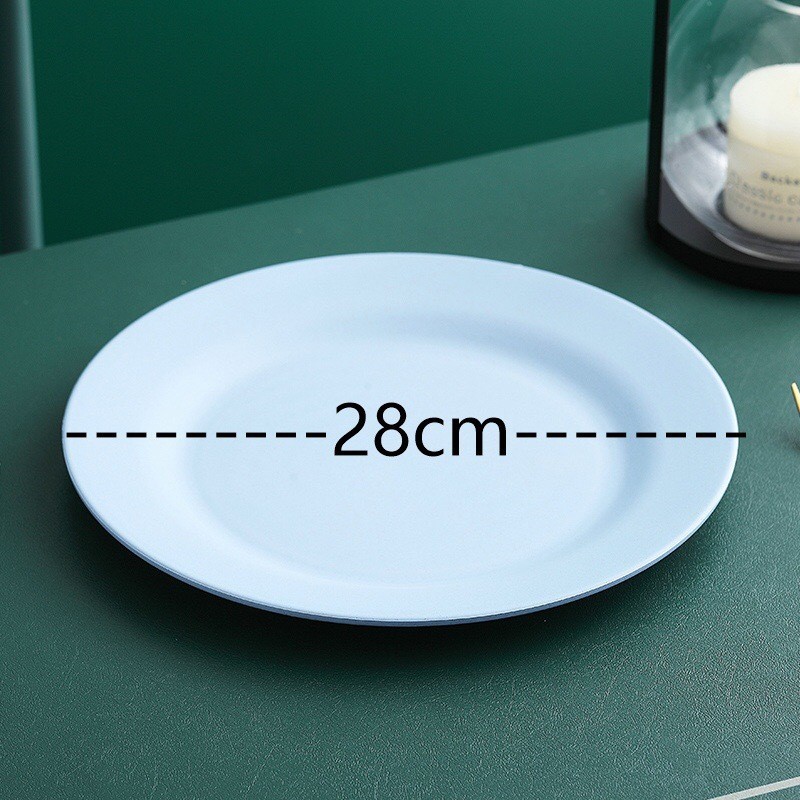 Blue Wheat Straw Eco Plate